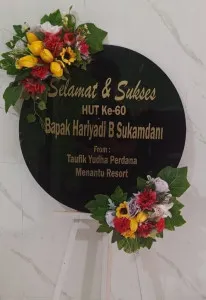 Papan Akrilik Ucapan Ulang Tahun Intan Jaya